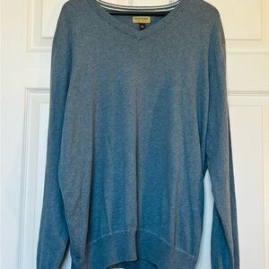 Sonoma Men's Blue V-Neck Sweater